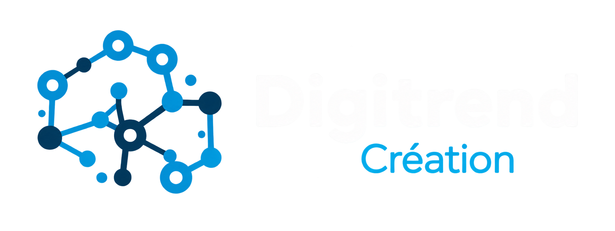 Digitrend Création — logo pour fond sombre